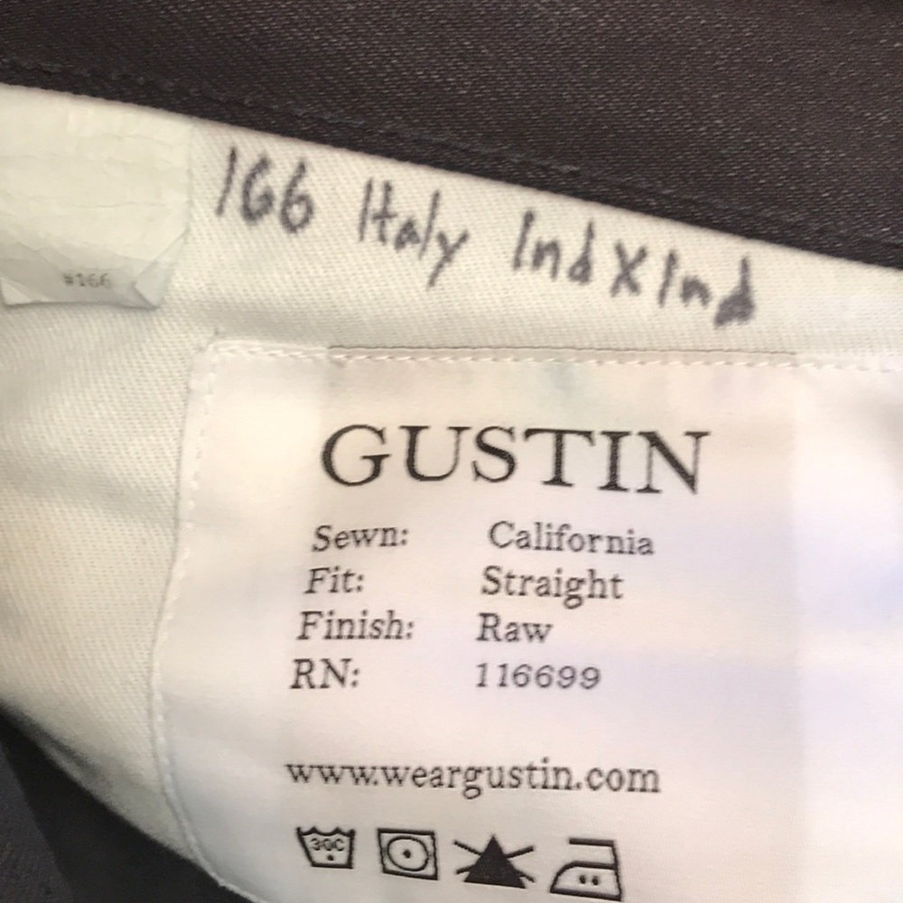 Gustin #166 Italy IndigoXIndigo Selvedge Jeans - Picture 3 of 4